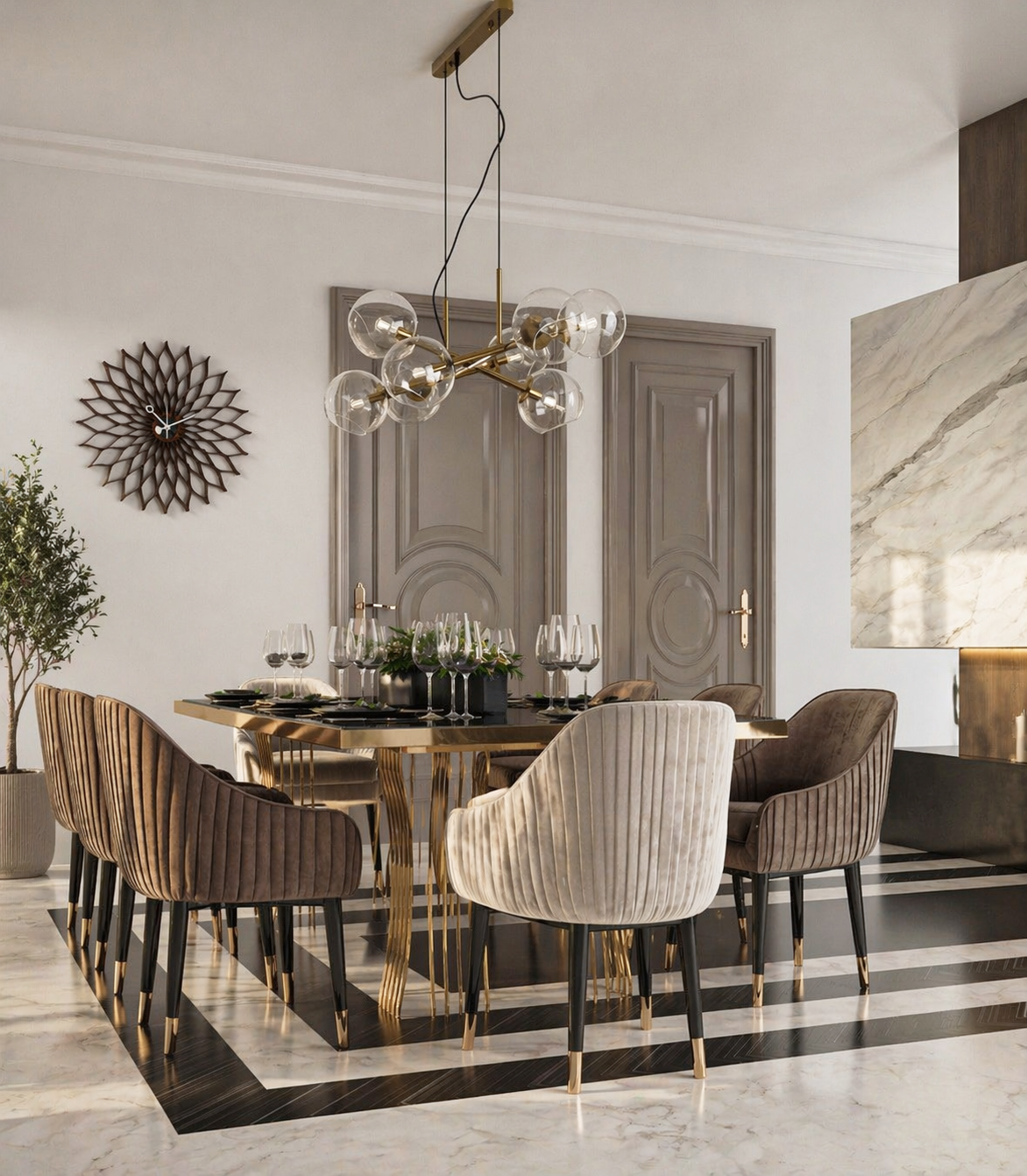 Residential Dining Room — Classic Layout
